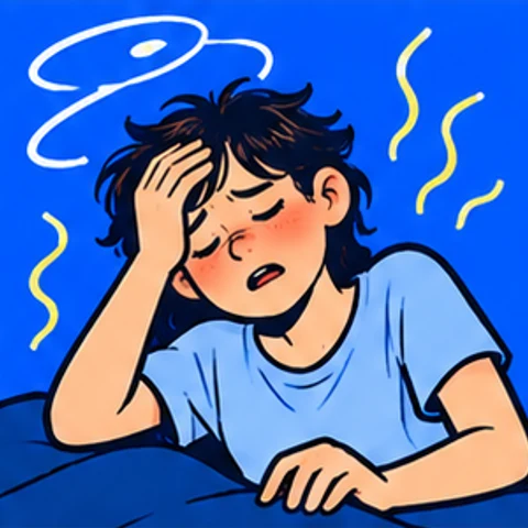 Symbolische Comic-Illustration: Vasovagale Reaktion.